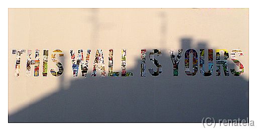 wall My wall in Milan.