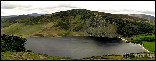loughtay The Guinness estate, Lough Tay in Wicklow mountains.